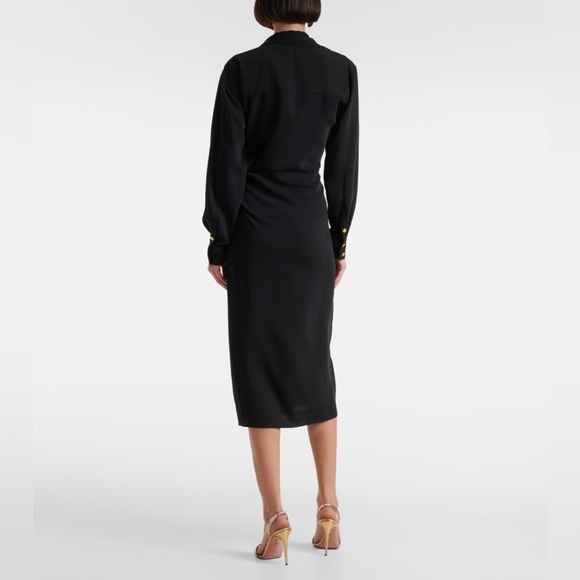 Veronica Beard Wright Asymmetric Button Midi Dress Size 2 NWOT - Picture 7 of 14